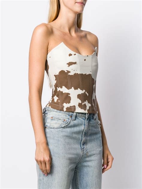 Unleash Your Inner Cowgirl with a Chic Cow Print Bustier